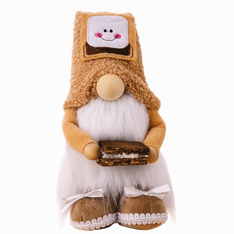 Doll Cow Plush Dwarf Doll Cake Smiling Face Doll Rudolf Doll Ornament — image 1