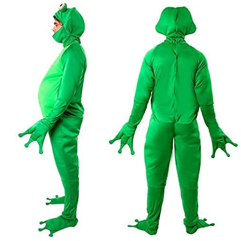 Halloween Costume Men's Frog Prince Costume Frog Character Costume Animal Role Play Costume — image 3