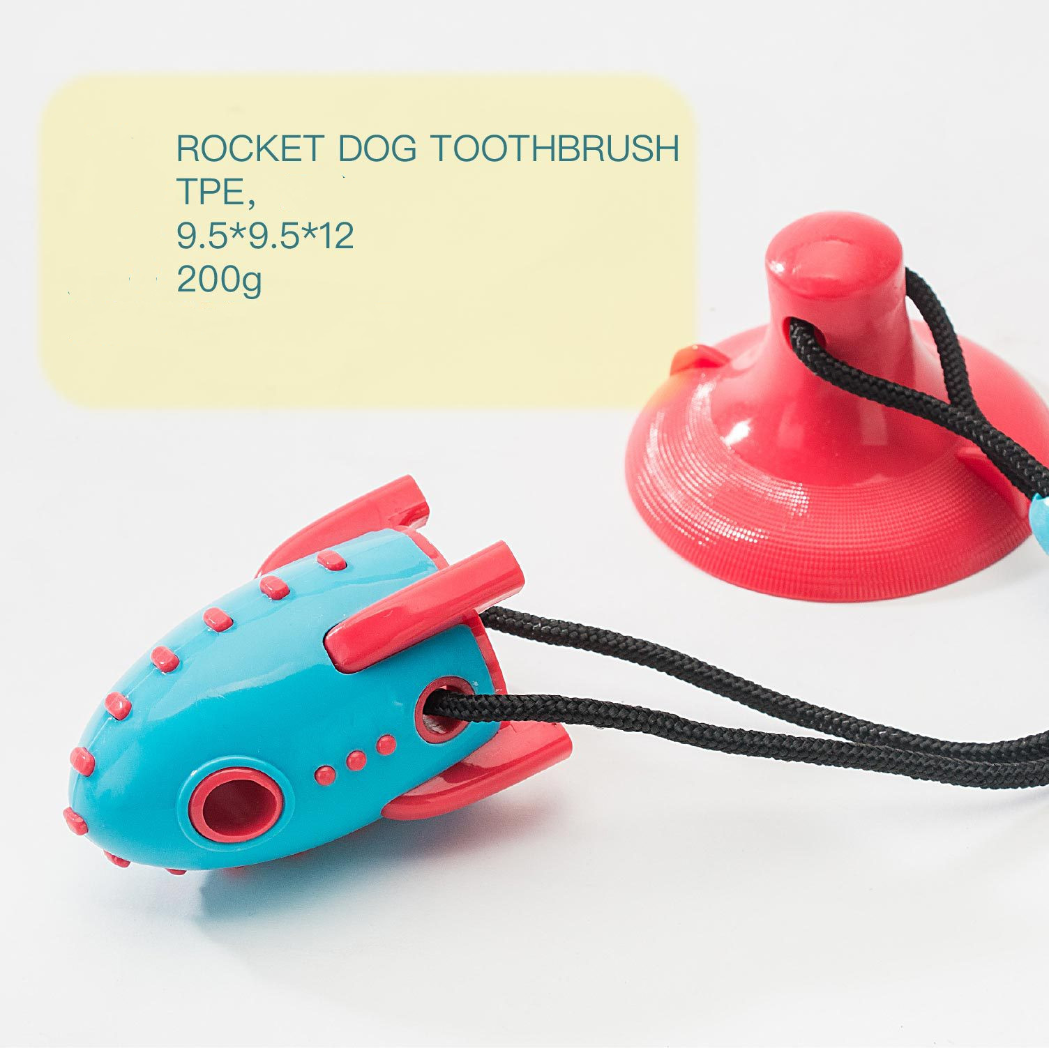 Juguetes Rocket Dog Lechos de Alimento Juguetes Resistentes al Mordisco para Mascotas — imagen 3