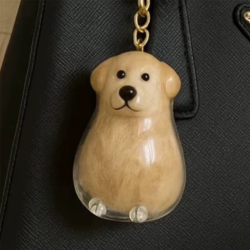 Caja de Almacenamiento para Pelo de Mascotas - Pendiente y Cadena de Clave para Automóvil Regalo de Amor Animal — imagen 3