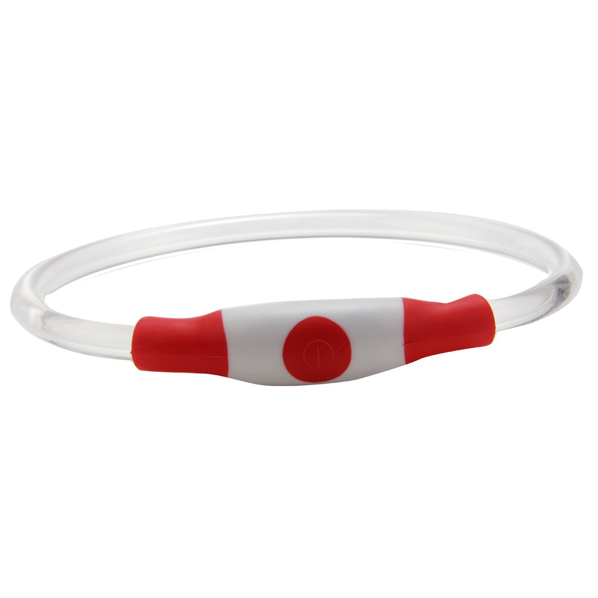 LED Light-Emitting Pet Collar White Shell Through The Overall Luminous Effect Freely Adjustable Outdoor Portable — image 3