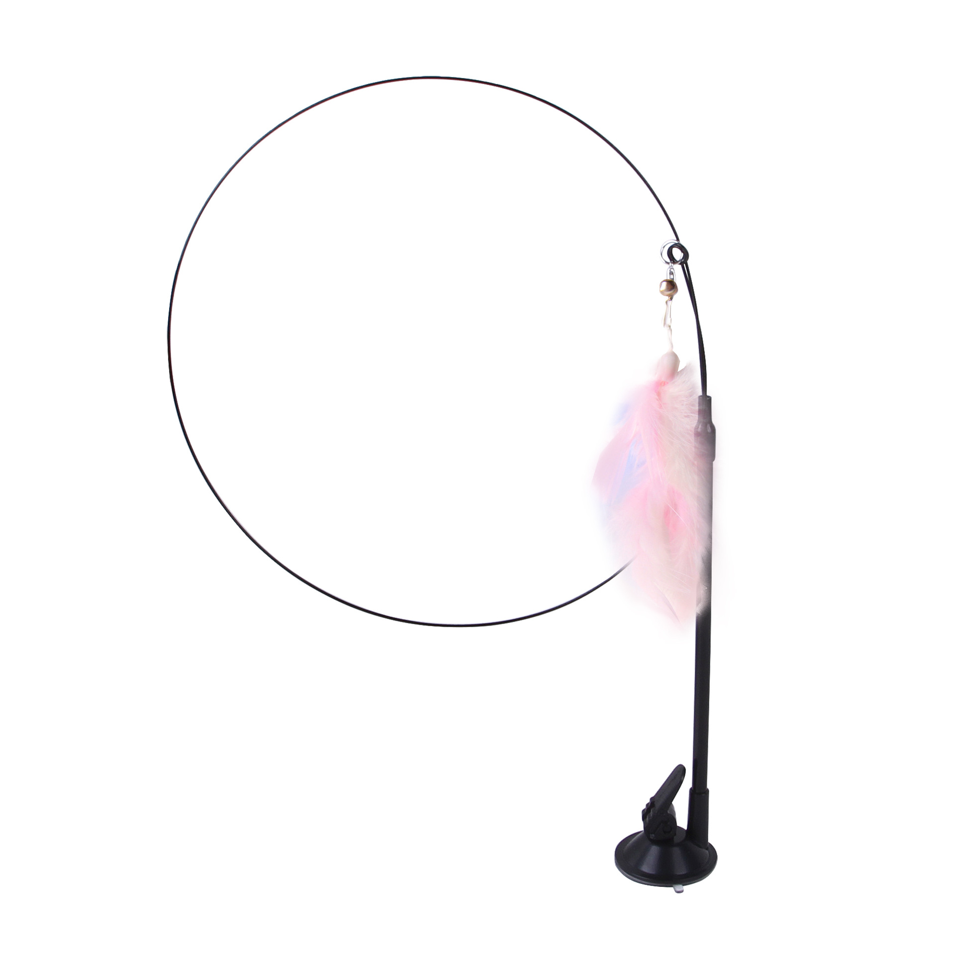 Palito de juguete para gatos con sujeción por cable de acero, intercambiable y con varias cabezas — imagen 16