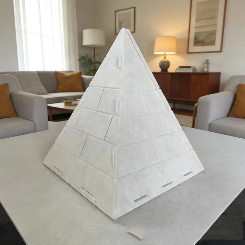 New Splicing Felt Pyramid Cat Nest Simple Home Style Pet Sleep Nest Detachable Washable Cat House — image 2