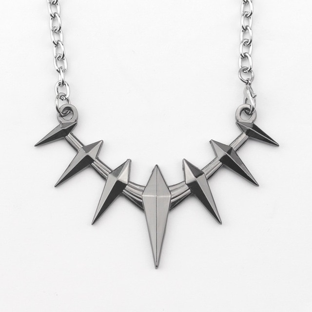 Collar de Pantera Negra Marvel - Pendiente para Hombre de Cadenita Metálica — imagen 7