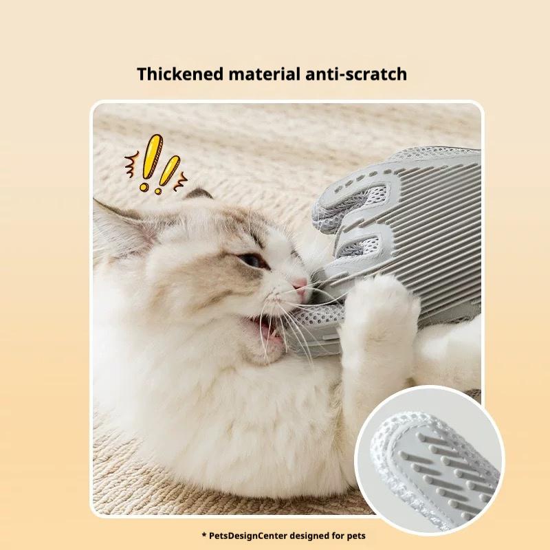 Guantes y Cepillos de Aseo para Mascotas 2 en 1 para Gatos y Perros, Guantes de Masaje y Eliminación de Pelo de Alta Eficiencia, Eliminación de Pelo de Doble Cara, Protección Antiarañazos y Antimordeduras, Limpieza y Aseo — imagen 5