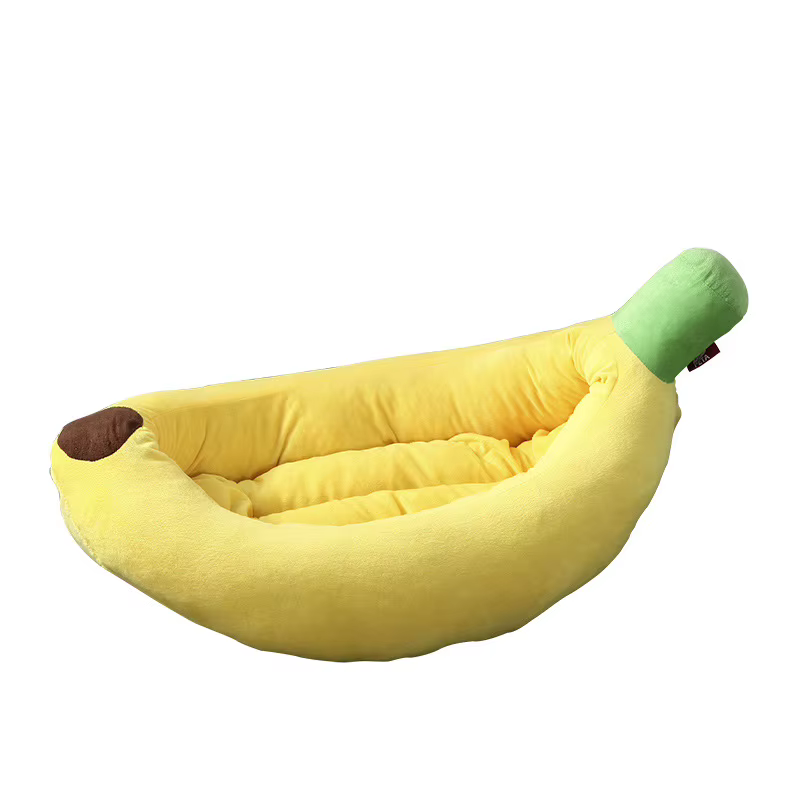 Interesting banana Warm Kennel Cat House Cat Dog lounger Bed Pet Small Dog Pet Bed — image 6