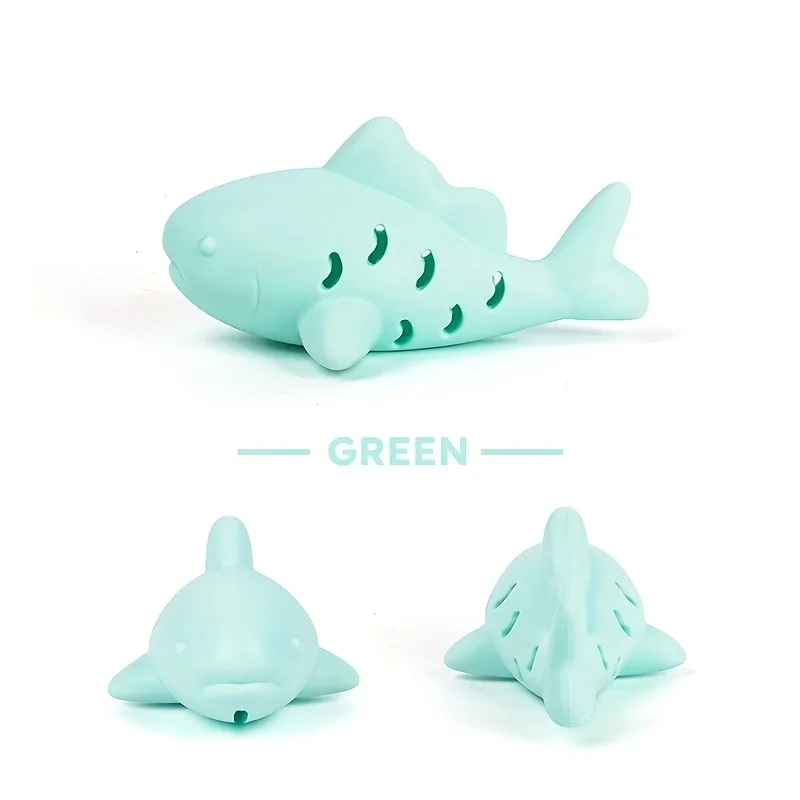 Silicone fish young cat pet teasing cat gnawing and hiding food — image 10