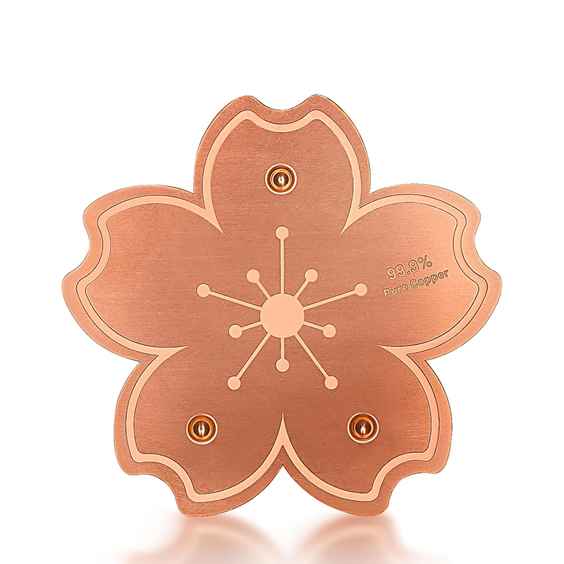 Bañera de Aves Universal Placa de Cobre con Soporte Tres-Puntos y Plato de Purificación – para Bañeras y Comederos al Aire Libre — imagen 2