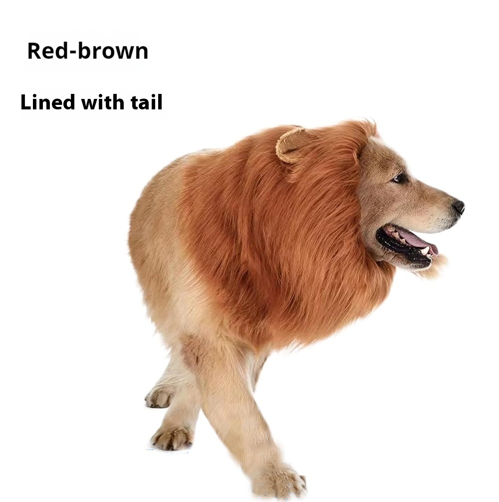 King Of The Jungle Pet Funny Lion Head Cover — image 12