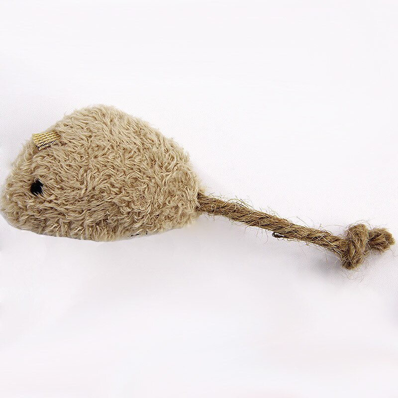 Set de 3 Divertidos Ratones de Peluche, Juguete Interactivo para Gatos, Popular Juguete de Peluche para Entrenamiento y Estimulación de la Inteligencia Felina — imagen 5