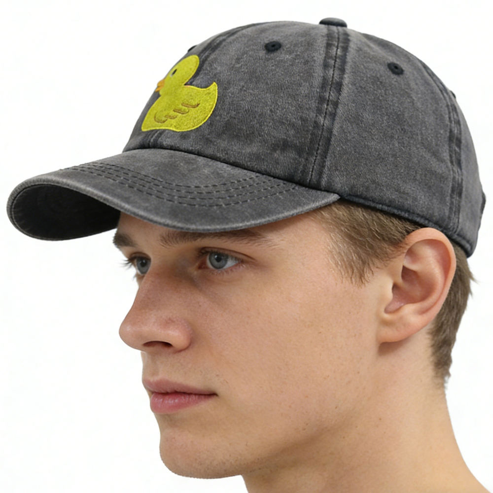 2 gorras - Regalos divertidos de pato para mujeres y hombres, gorra de caza de patos, gorra de béisbol bordada y ajustable para amantes de animales divertidos, cumpleaños — imagen 9