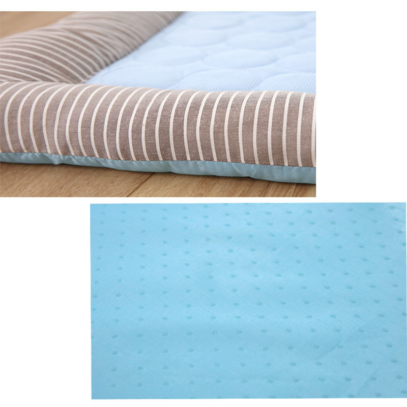 Pet Cooling Pad Bed For Dogs Cats Puppy Kitten Cool Mat Pet Blanket Ice Silk Material Soft For Summer Sleeping Blue Breathable — image 26