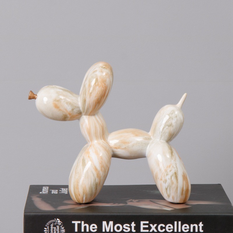 Fluid Balloon Dog Resin Decoration Creative Living Room Home Crafts Desktop Decoration — image 8