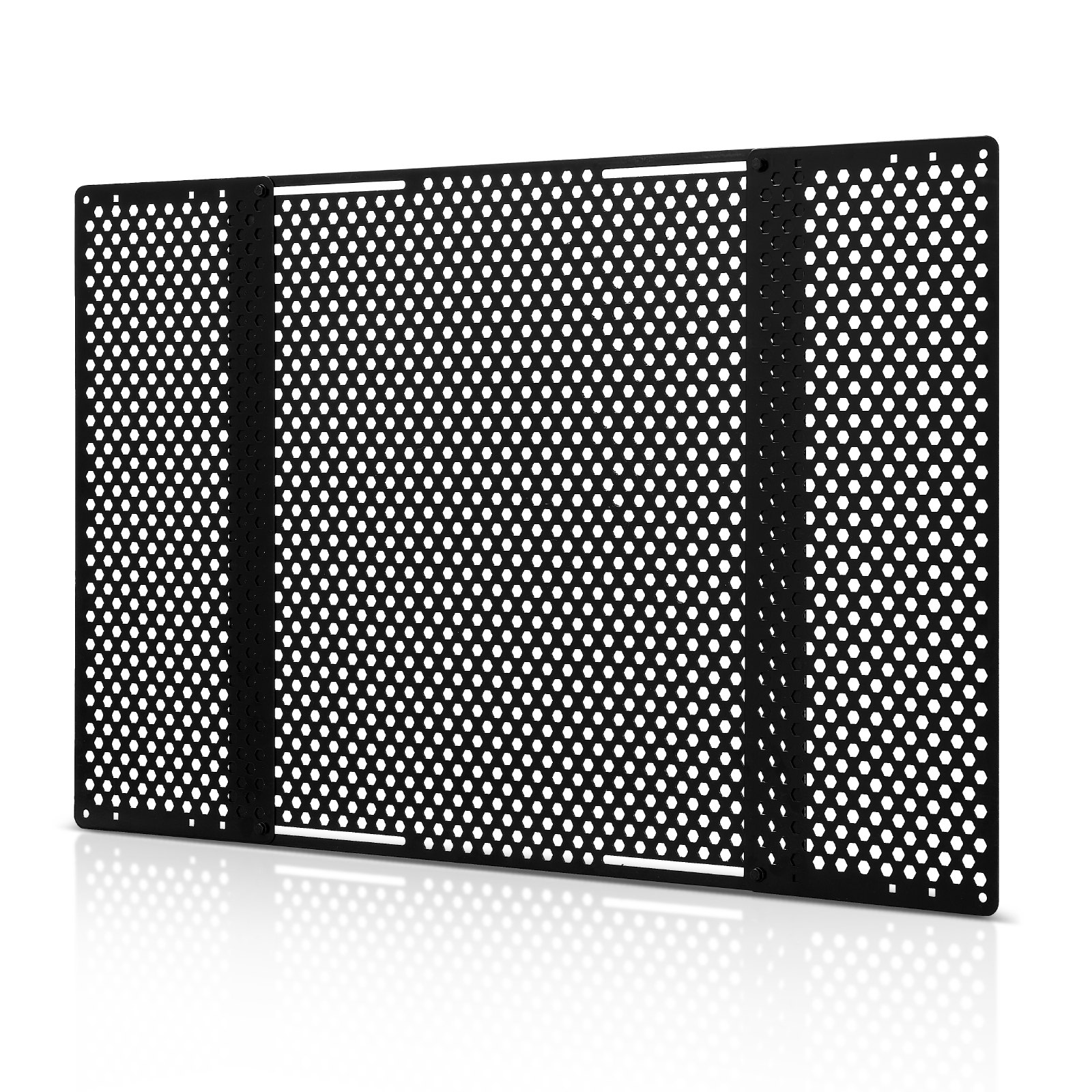 Protector de Puerta de RV con Pantalla, Ajusta desde 22 a 31.5 Pulgadas, Grilla de Puerta Reversible, Instalación Fácil, Hileras de Agujeros de Malla Respirable y Reforzada, Protección para Mascotas para Camperes de Hierro Negro — imagen 1
