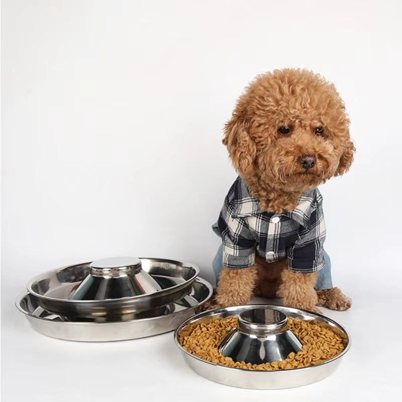 Bol de Alimento para Mascotas en Acero Inoxidable con Elevación para Cachorros — imagen 6