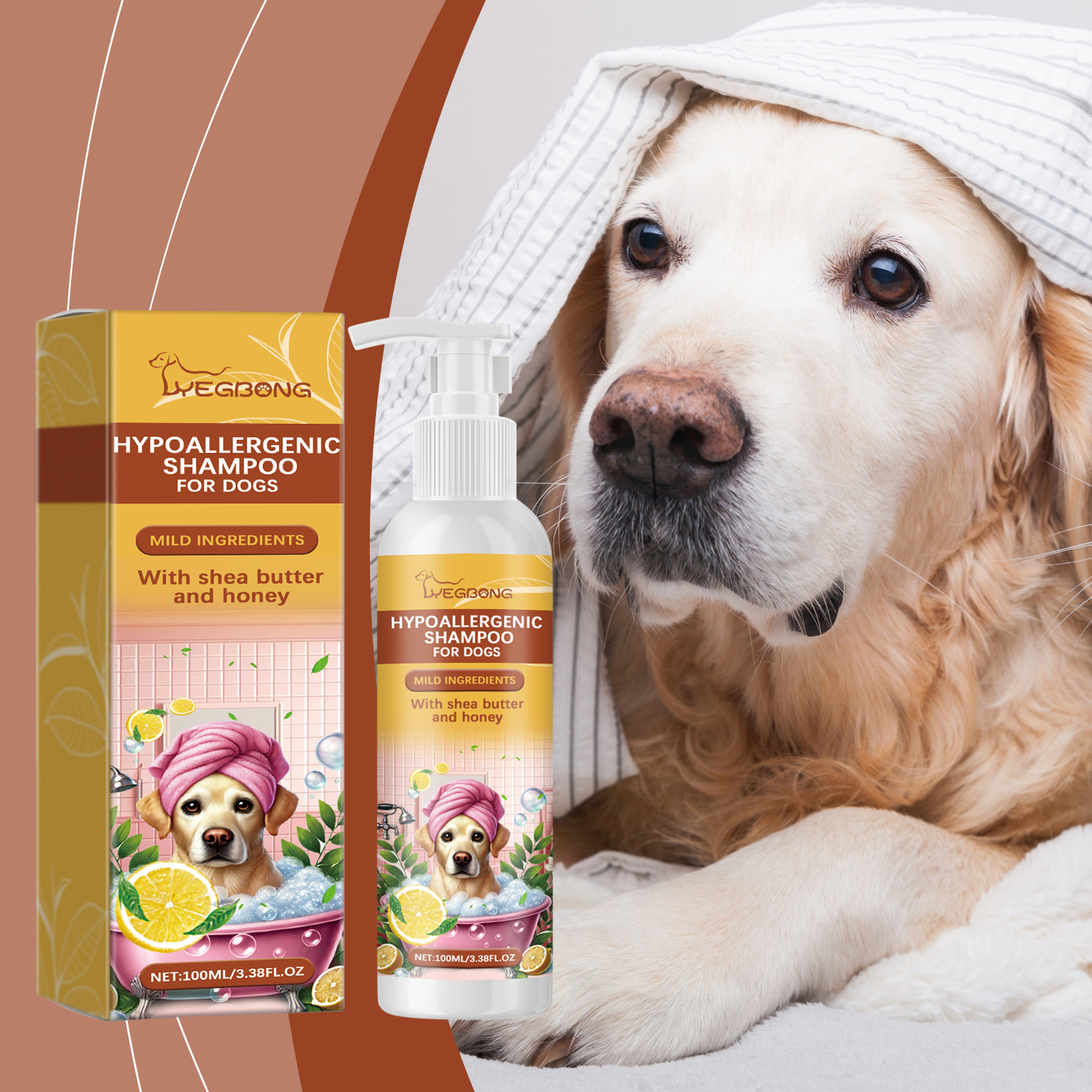 Shampoo For Dogs Gentle Cleansing Shampoo For Dog Hair Moist, Smooth And Tangle-Free — image 4