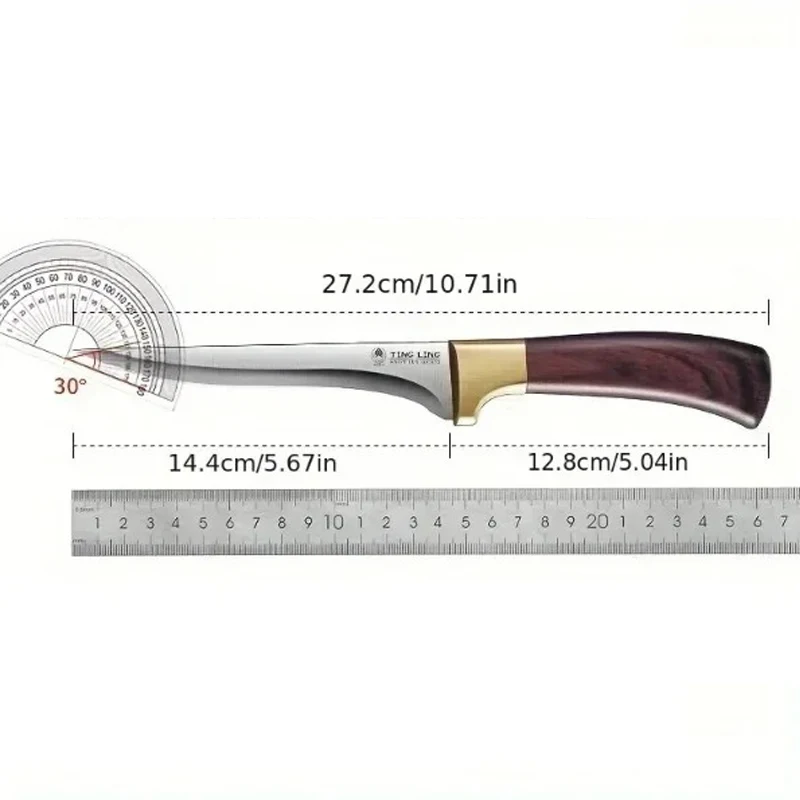 Professional high-hardness cutting knife, kitchen cooking knives, special bone removal knives, kitchen fruit knife, and peeler — image 6