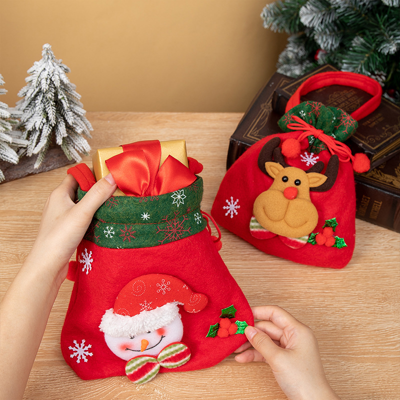 Christmas Gift Deer Antlers Apple Bag Children's Christmas Eve Packaging — image 5
