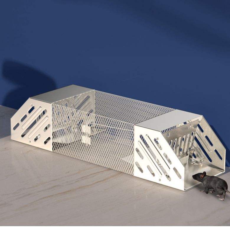 Humane Rat Trap, Chipmunk Rodent Trap That Work for Indoor and Outdoor Small Animal - Mouse Voles Hamsters Live Cage — image 5