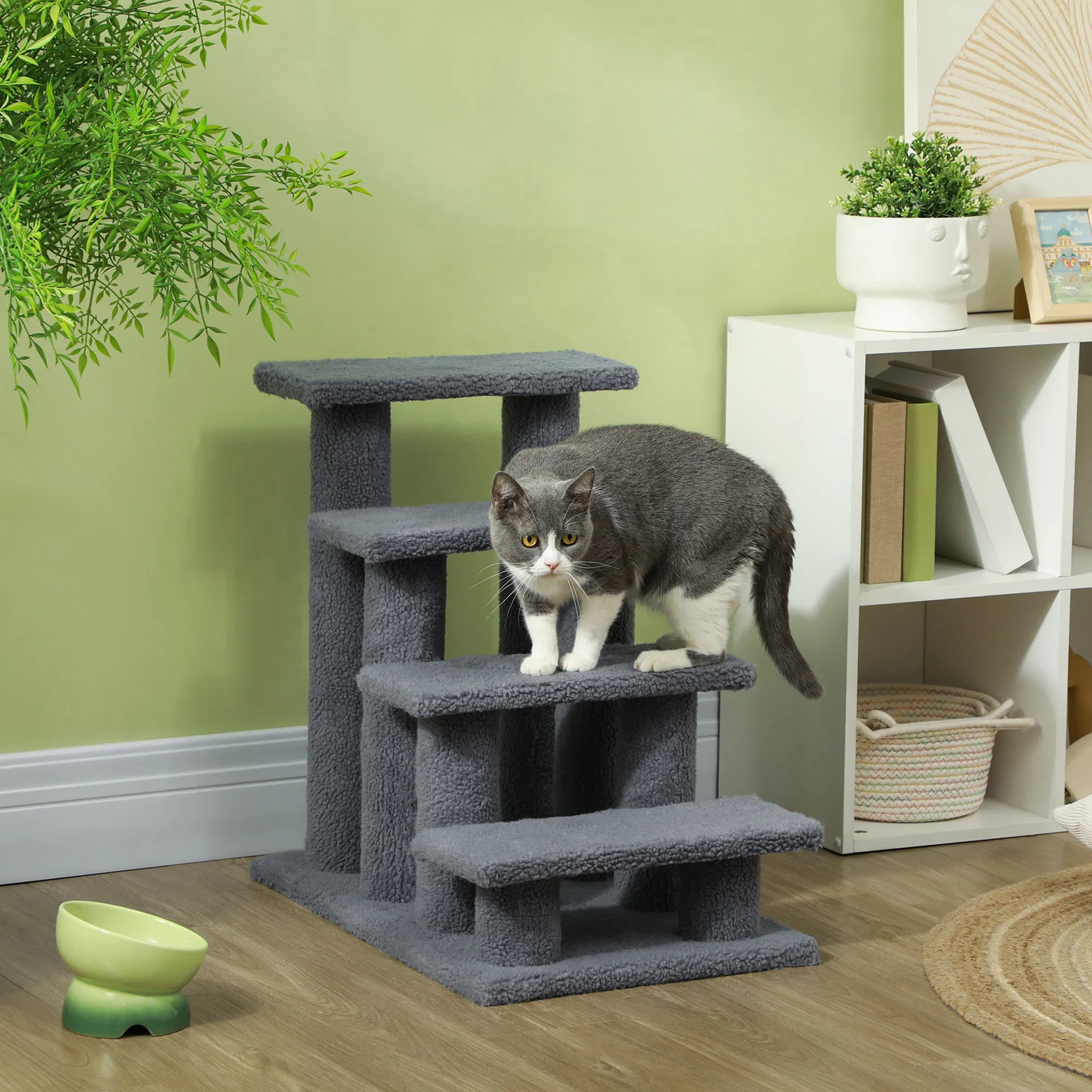 Pet Stairs Dog Cat Step Scratch Post — image 1