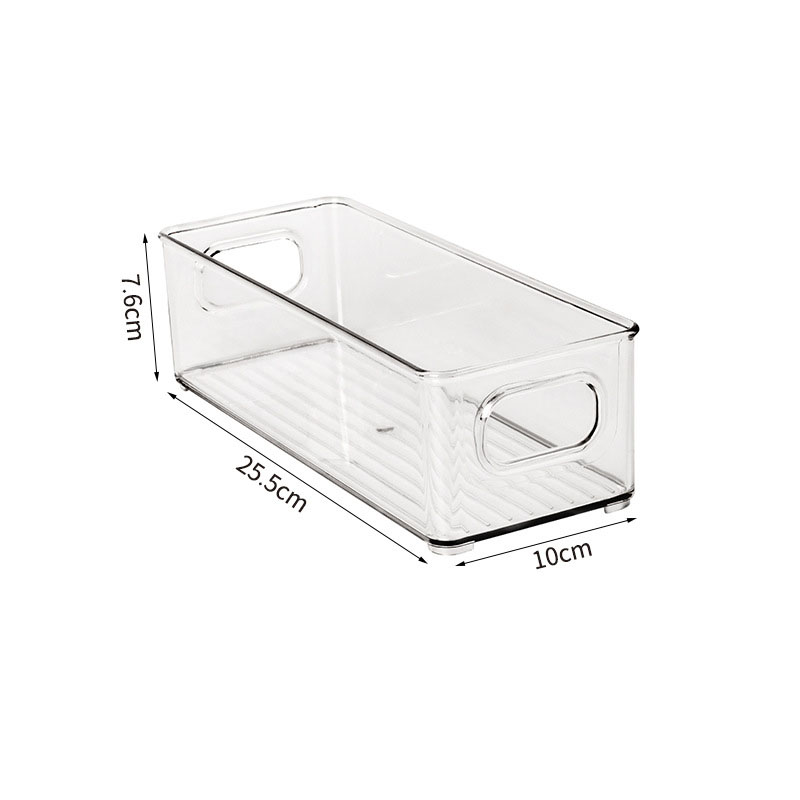 PET Refrigerator Storage Box Portable Fruit And Vegetable Freezer Storage Box Drawer Type Kitchen Beverage Storage Box — image 4