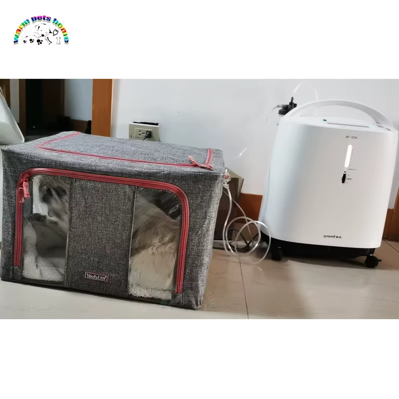 Pet Oxygen Cage for Puppy Kitten Turtle Lizard Bird Atomization Cages Linen Foldable Box Veterinary Equipment — image 6
