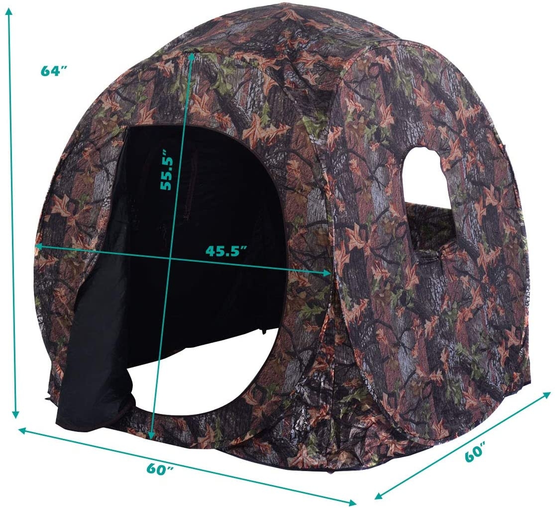 Cubil de Camuflaje Portátil Pop-Up para Caza con Visibilidad Total — imagen 3