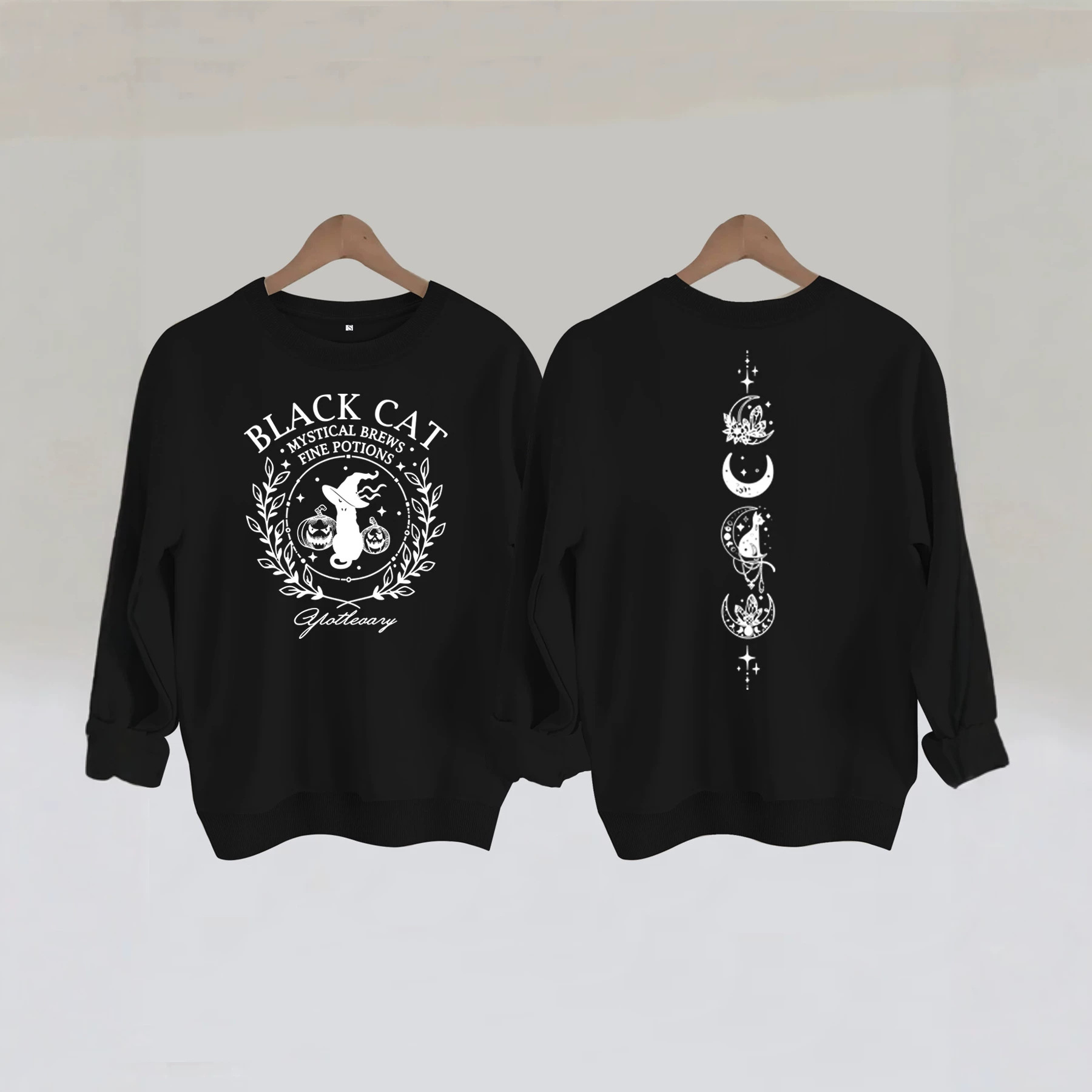 Black Cat Potion Hoodie — image 6