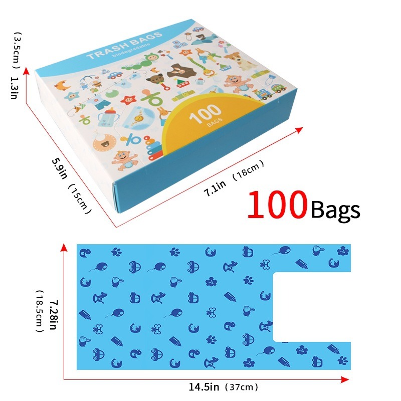 Vestido de bolsa de basura para mascotas biodegradable — imagen 6