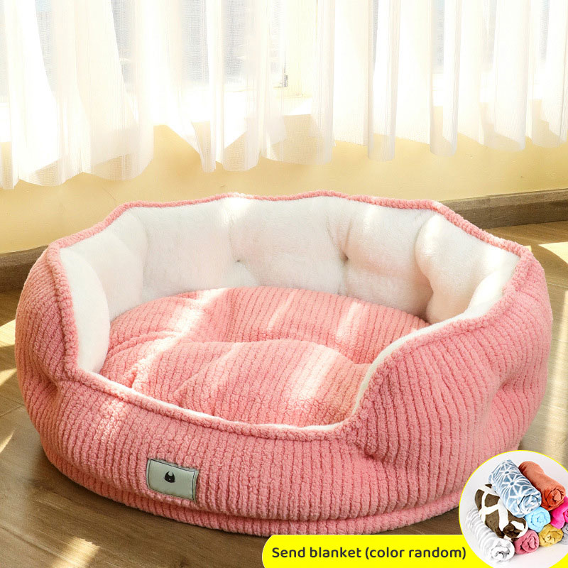 Doghouse Winter Warm Four Seasons Universal Small Dog Teddy Bichon Dog Bed Sofa Netflix Cat Nest Pet Supplies — image 8