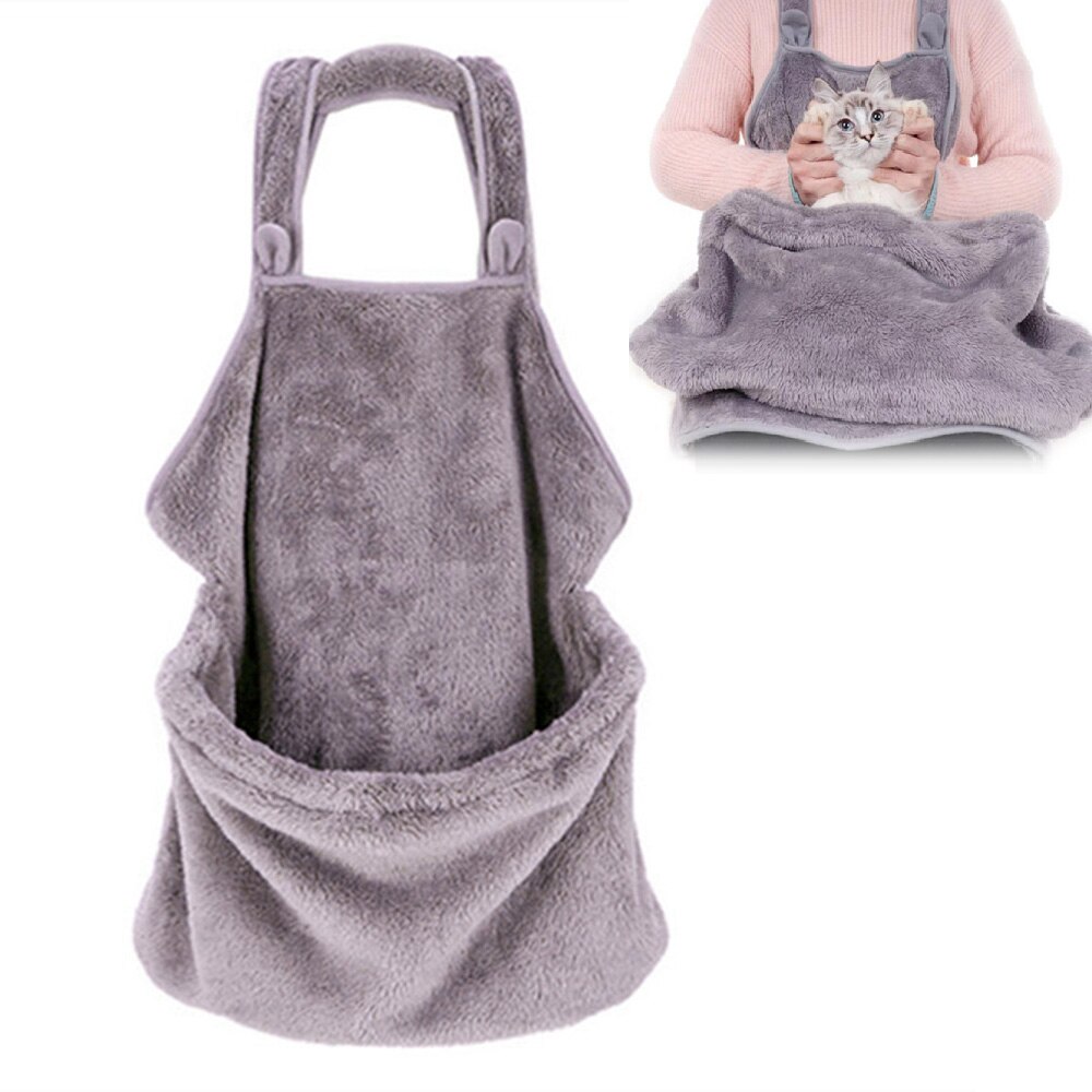 Pet Carrier for Cat Carrier plush Apron Anti-Stick Pet Hair Soft Comfortable Bib ApronsTravel Pet Products Bags — image 6