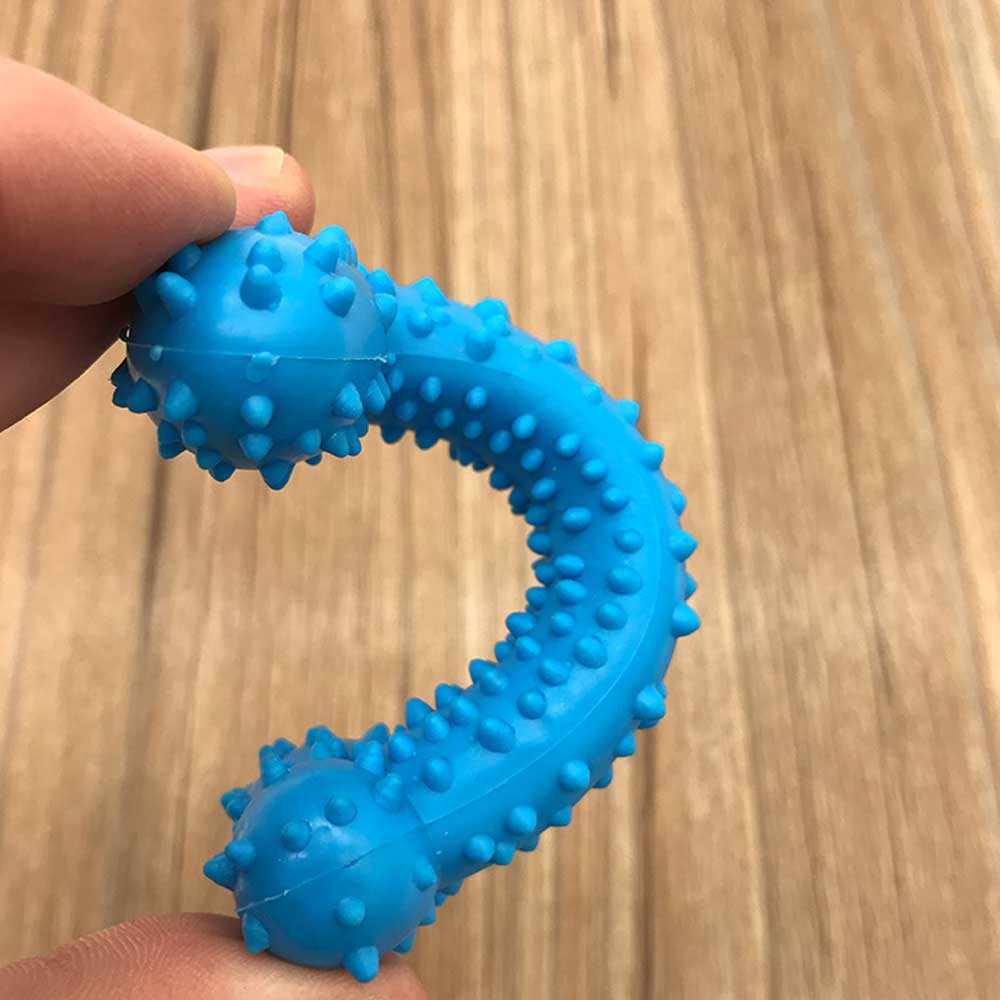 Pet Product Rubber Dog Toy with Thorn Bone Rubber Molar Teeth Pet Toy Dog Bite Resistant Molar Training Grinding Teeth Toys — image 3
