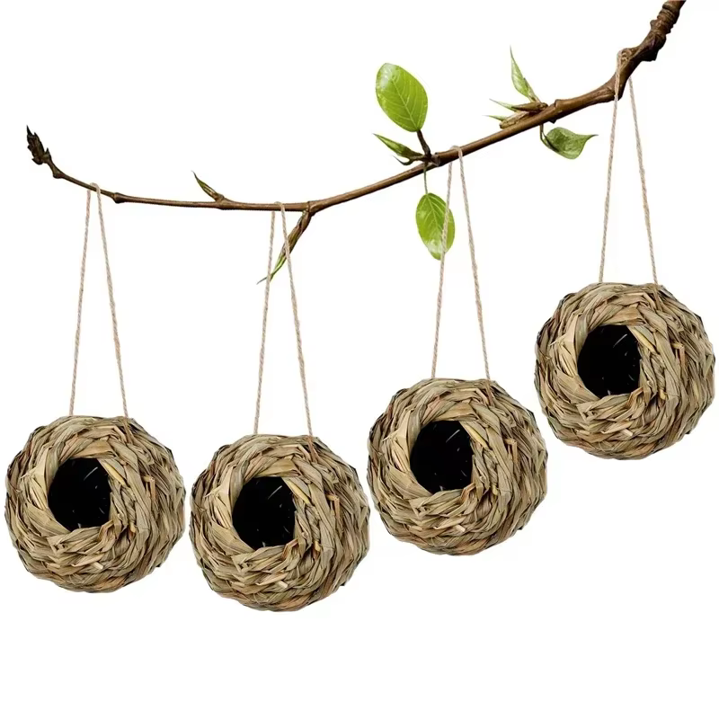 Nido de Pájaros - Jaula de Grano para Aves - Casa de Pájaro Decorativa Exterior — imagen 1