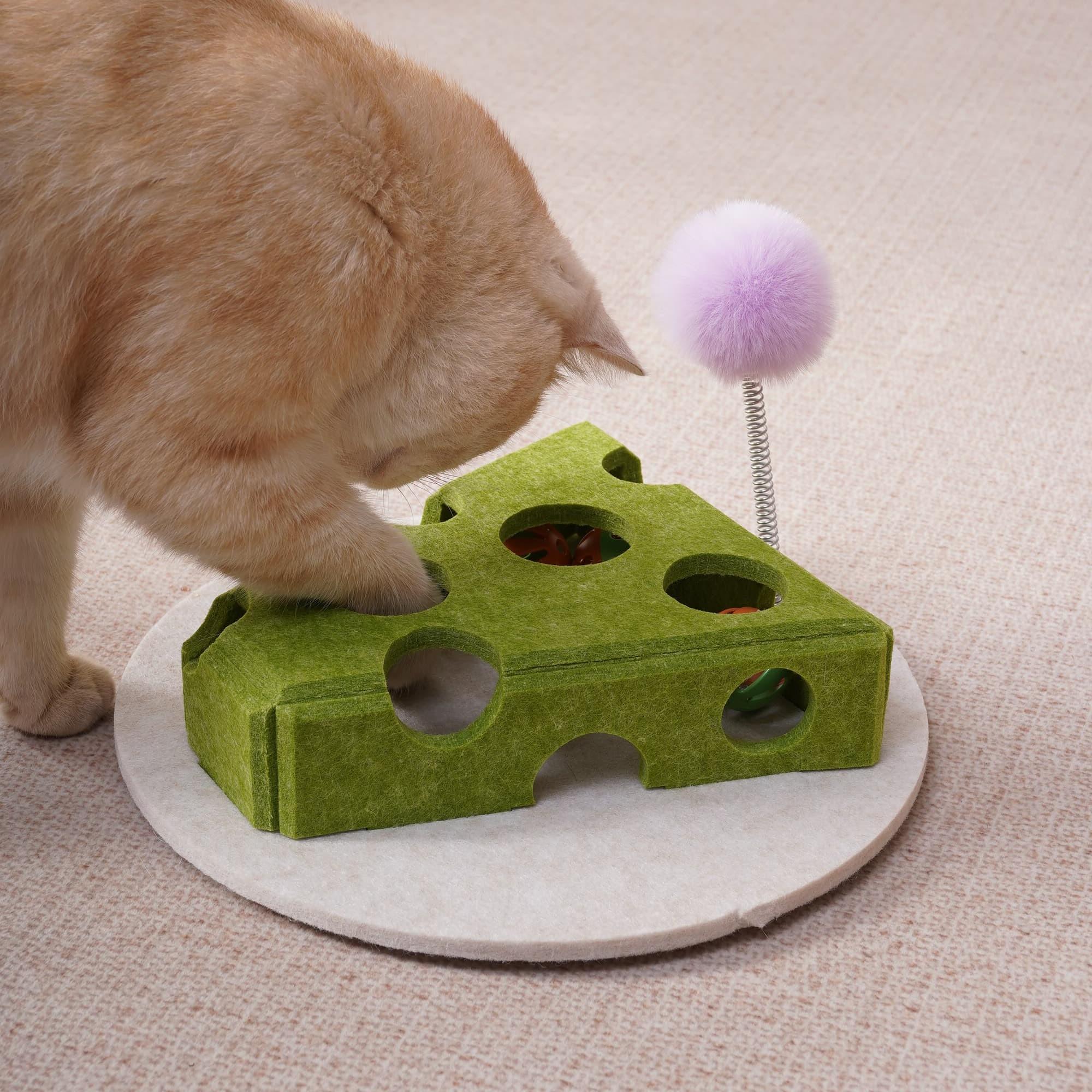 Juguetes de Rompecabezas para Gatos con Bolas y Látigo Elástico: Enriquecimiento Completo para Gatos Domésticos — imagen 8