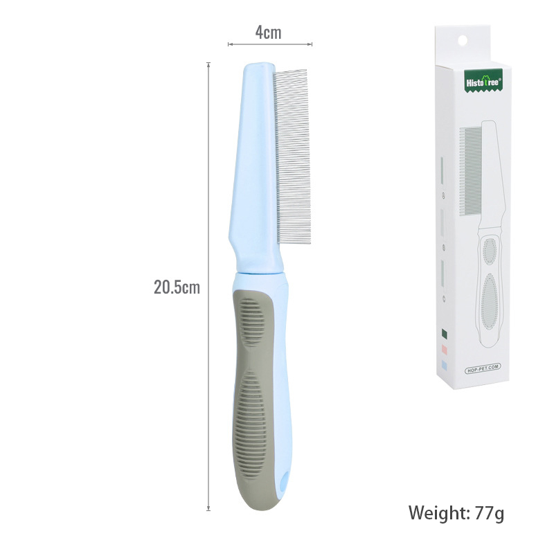 Pet Comb Cat Hair Removal Long Needle Comb Flea Comb Knot Hair Removal Comb Dog Comb Pet Supplies — image 13