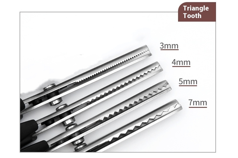 Tijeras de Corte para Perros con Dientes Serrados, Manuales y Artísticas — imagen 3