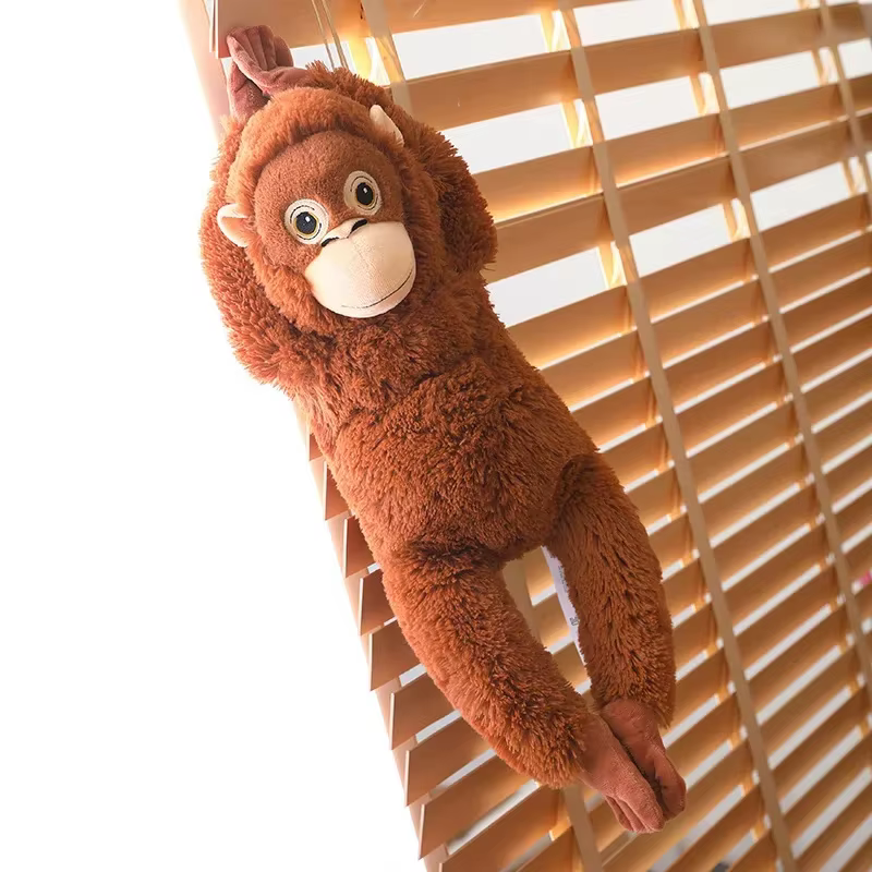 Juguete de Peluche de Gorila de Caricatura, Chimpancé Mono, Muñeco Relleno Suave, Decoración para Mochila, Bolsa de Auto y Habitación, Regalo para Niños — imagen 6