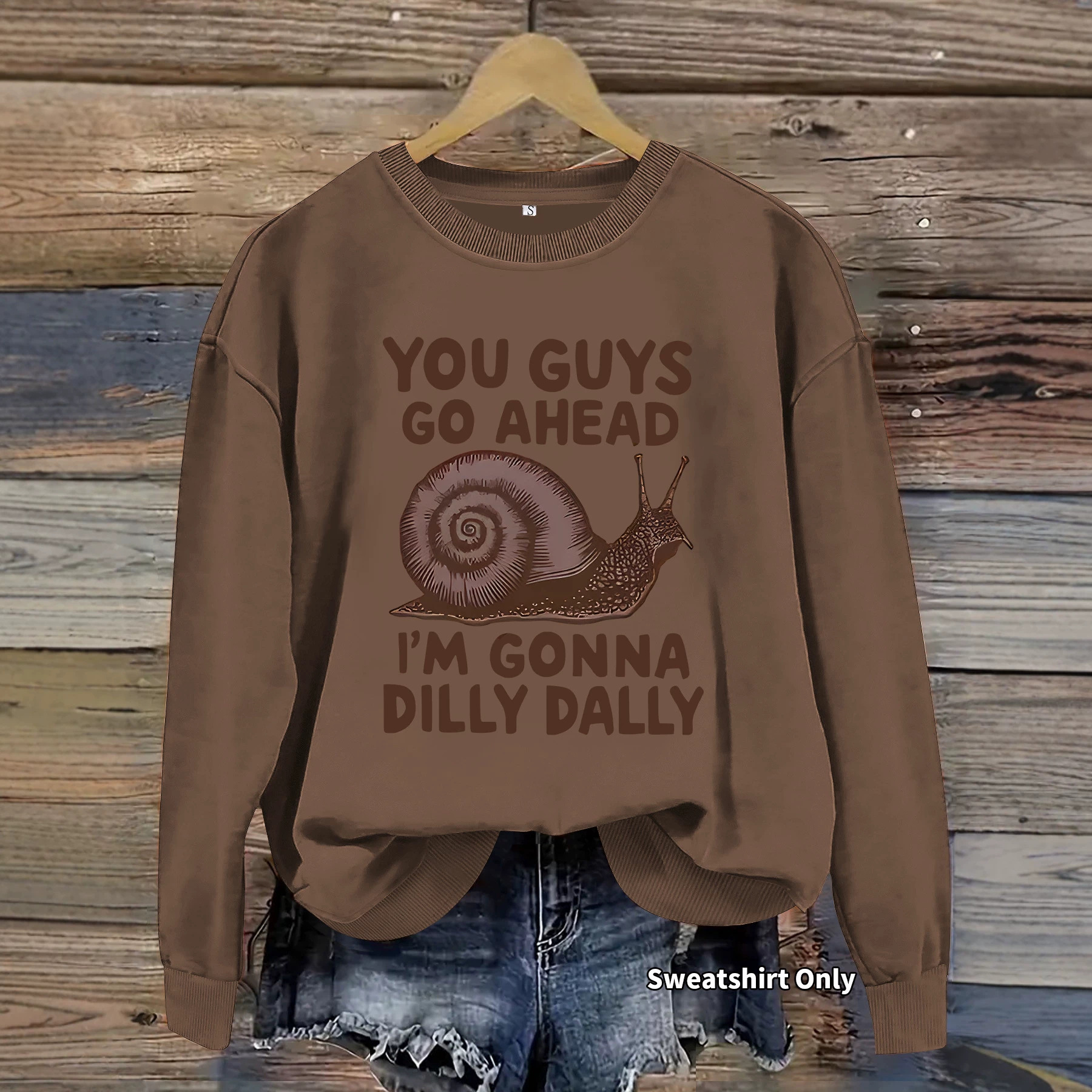 Snail print hoodie for women — image 5