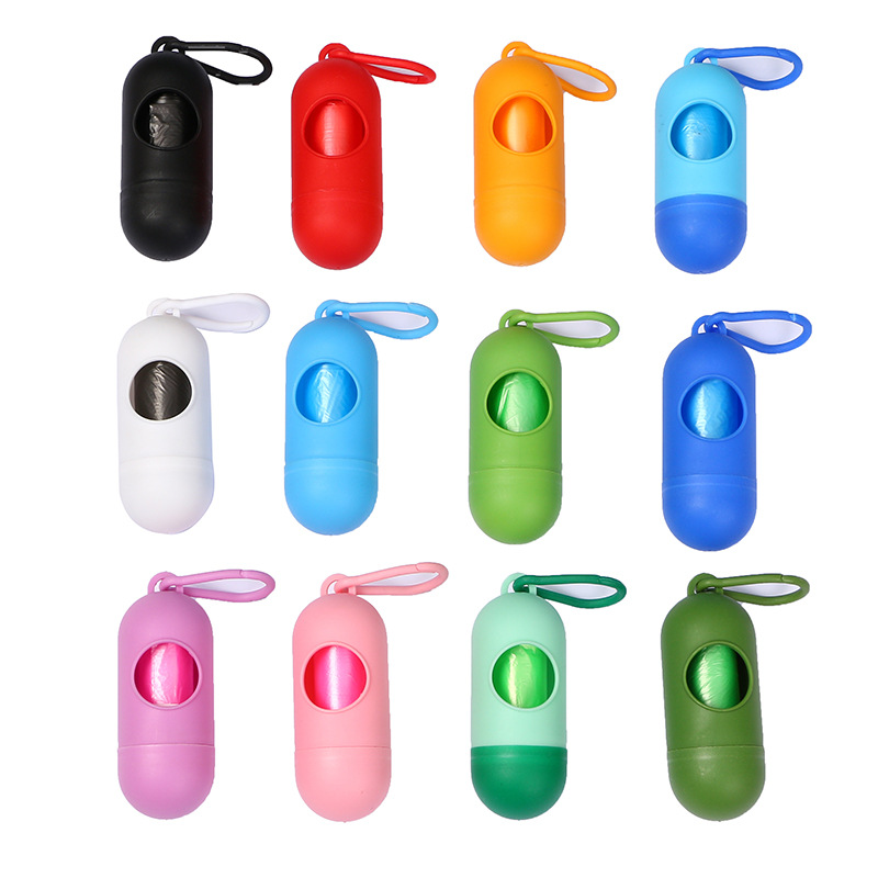 Cajas de Bolsas para Excrementos de Mascotas Portátiles, Capacidad Completa con Bolsa de Papel — imagen 1