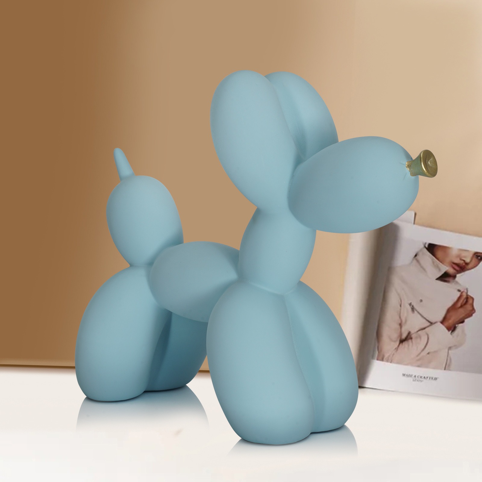 Perro de globo azul decorativo para el hogar simple — imagen 5