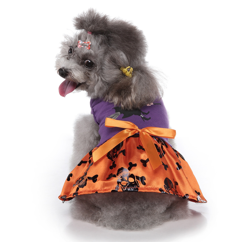 Ropa de Perro para Halloween - Falda con Manto de Búho y Capa de Murciélago para Día de Navidad — imagen 3