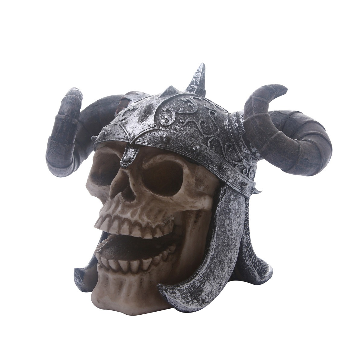 Resin Skeleton Bull Horn Craft Skull Personalized Ornament — image 1