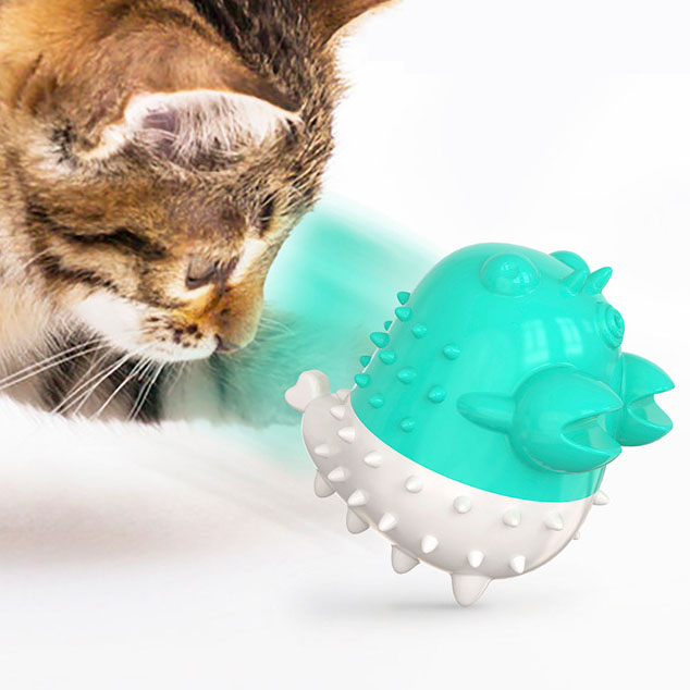 Lobster Shape Electric Vibrating Cat Toy Cat Toothbrush Funny Cat Stick Relieve Boredom Pet Supplies — image 1
