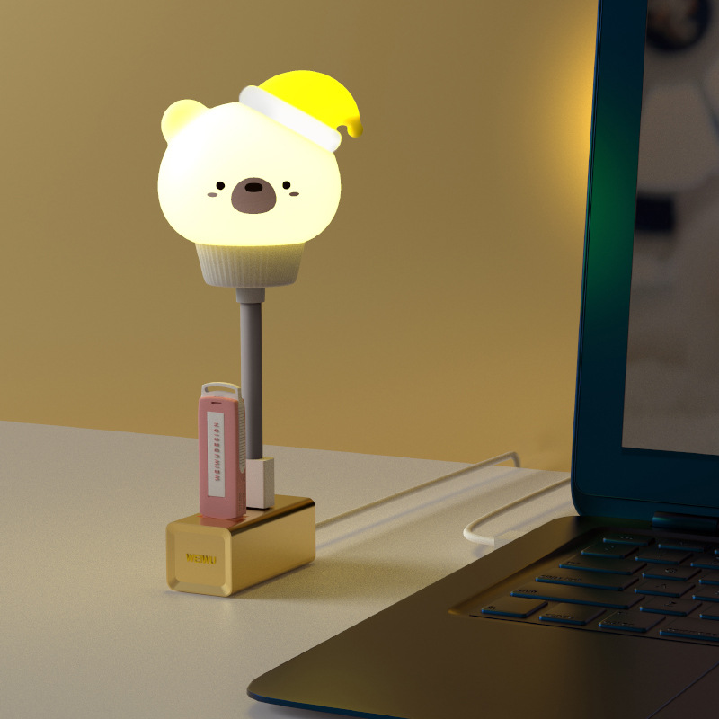 USB Bear, Rabbit, Kitten, Duckling, Children's Room, Dormitory, Breastfeeding And Feeding, Remote Control Night Light — image 8