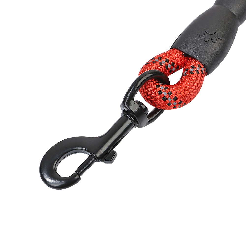 Reflective Dog Pet Leash Rope Nylon Small Dogs Puppy Leashes 150cm Long Heavy Duty Large Dog Lead Red Blue Pink Green Black — image 5