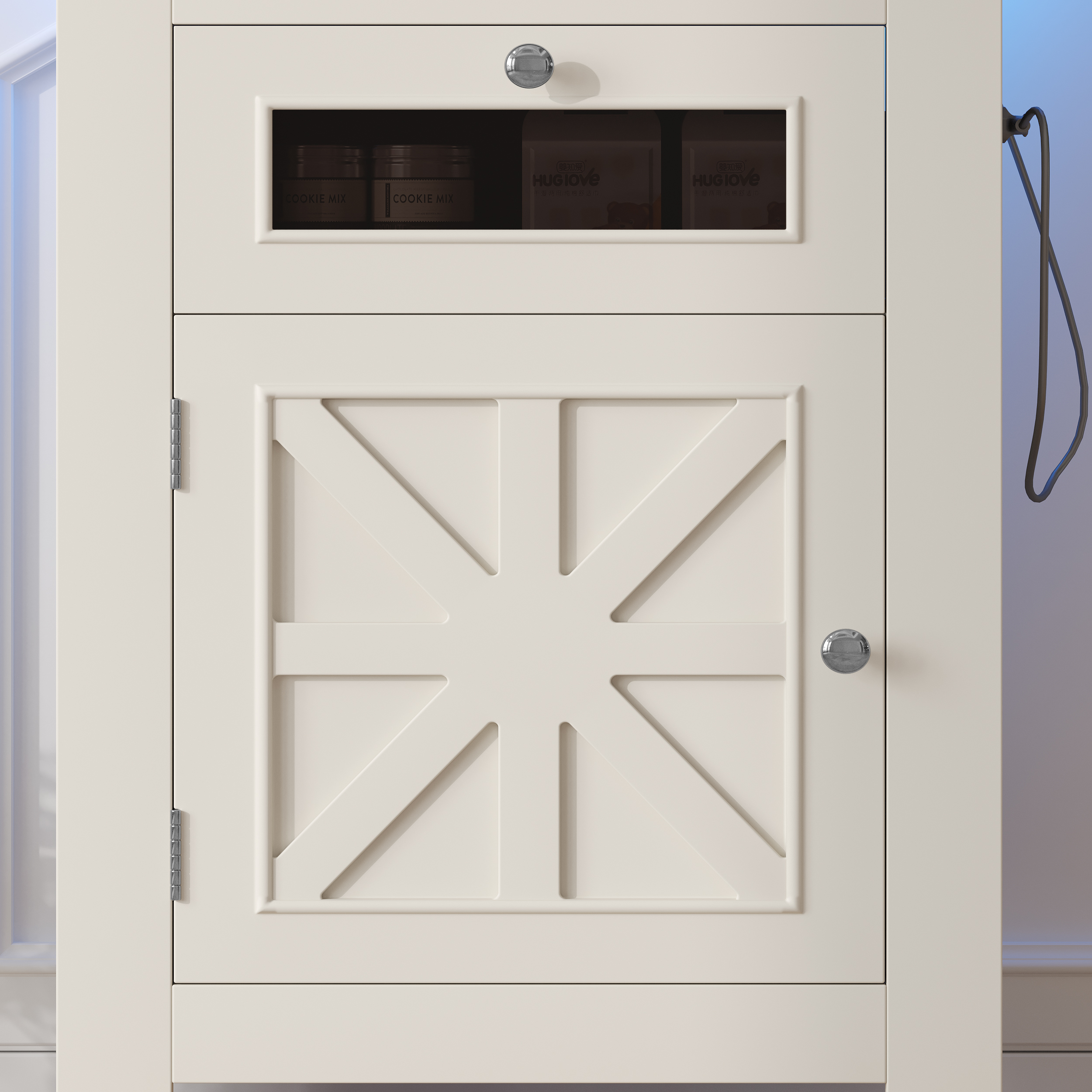 Mueble para Pecera de 10-15 Galones, Base para Acuario con Tomas de Corriente, Capacidad de 198LBS, Mesa para Pecera con Gabinete de Almacenamiento y Cajón, Mesa para Acuario o Terrario de Reptiles — imagen 3