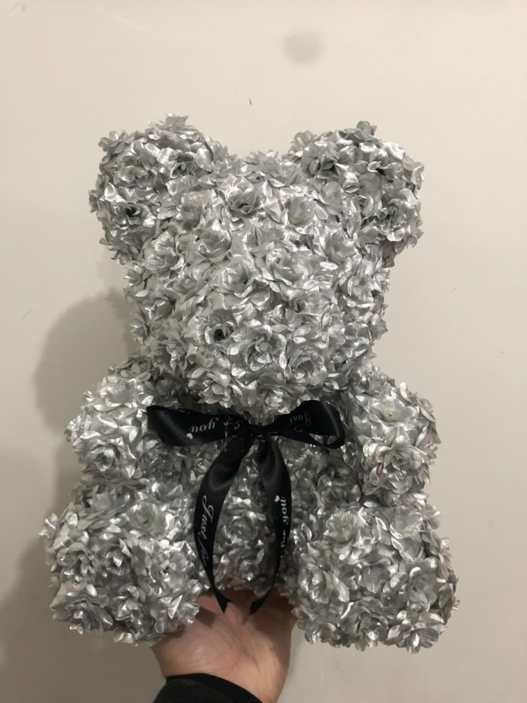 Creative Tanabata Valentine's Day Simulation Flowers Bear Eternal Flowers Foam Bear Roses Bear Gift Box Hug Bear — image 4