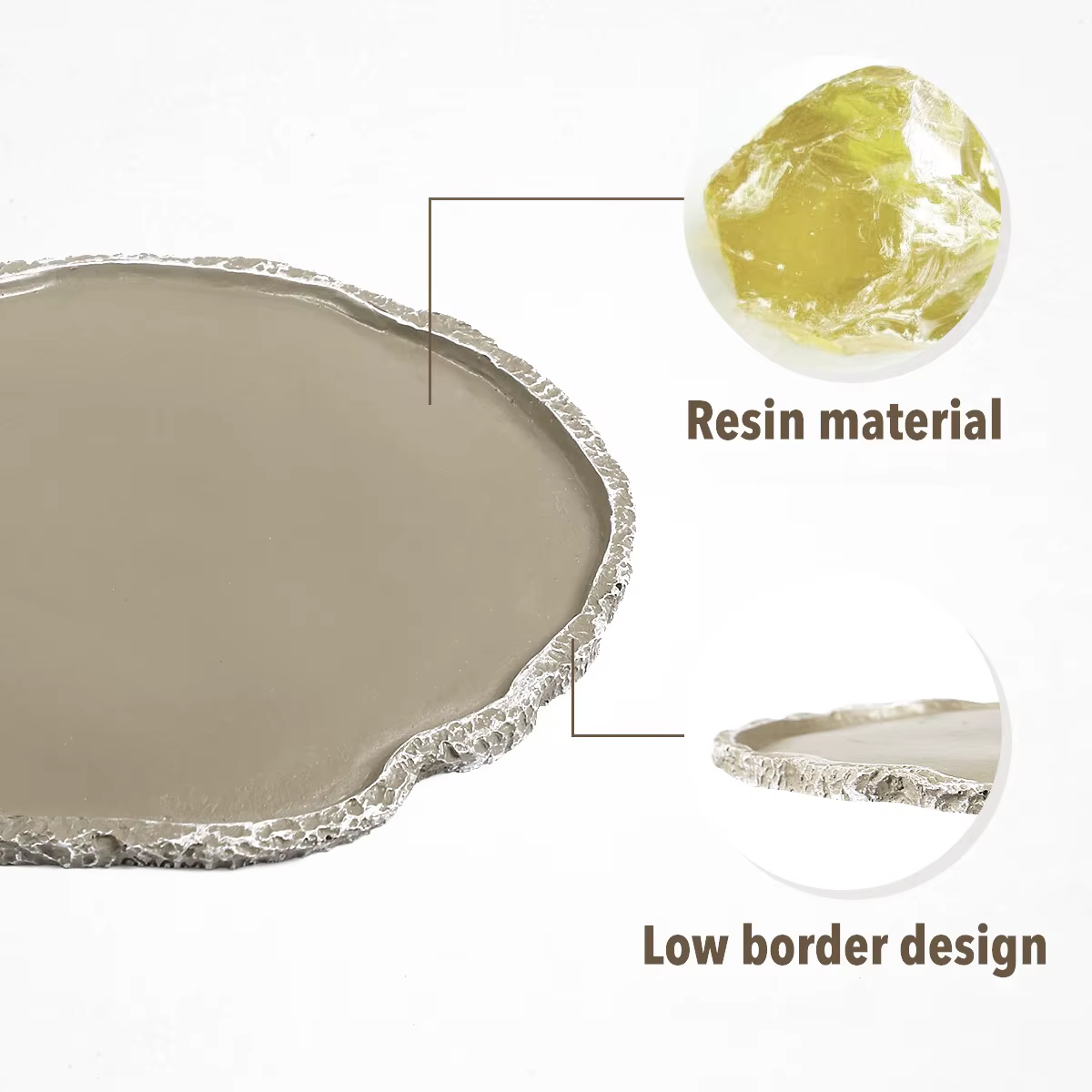 Pets Feeding Plate Reptile Feeding Bowl Vivarium Food Water Dish Resin Bowl For Turtle Gecko Snake Breeding Tray Reptile Bowls — image 4