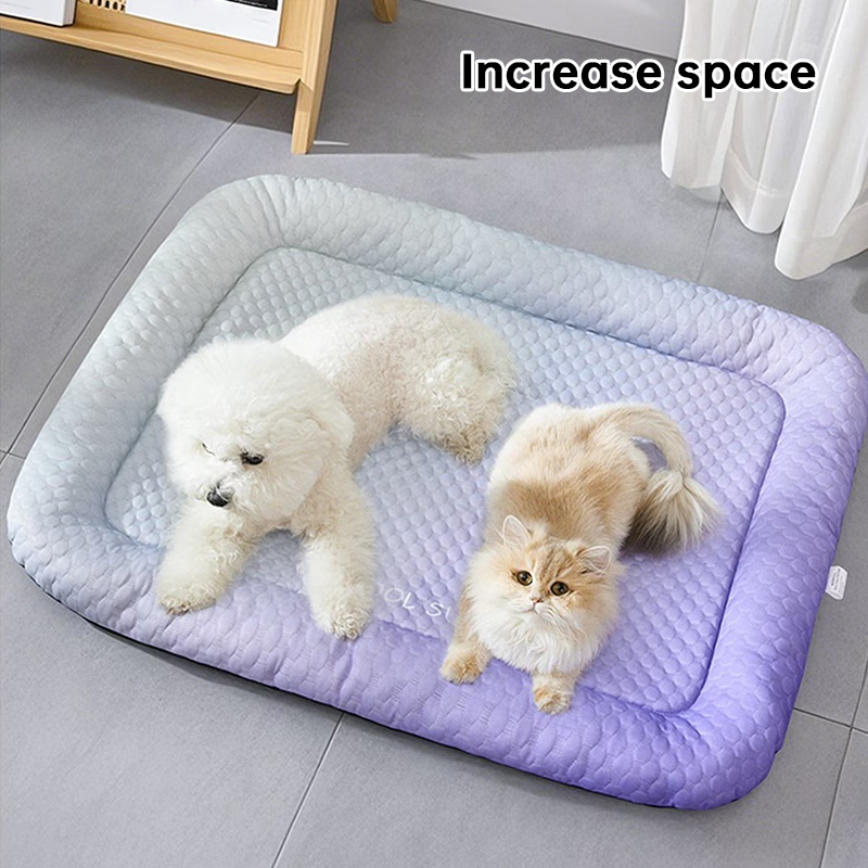Cooling Pet Pad for Summer – Breathable Cold‑Silk Ice Mat, Gentle on Skin, Gradient Colors — image 6