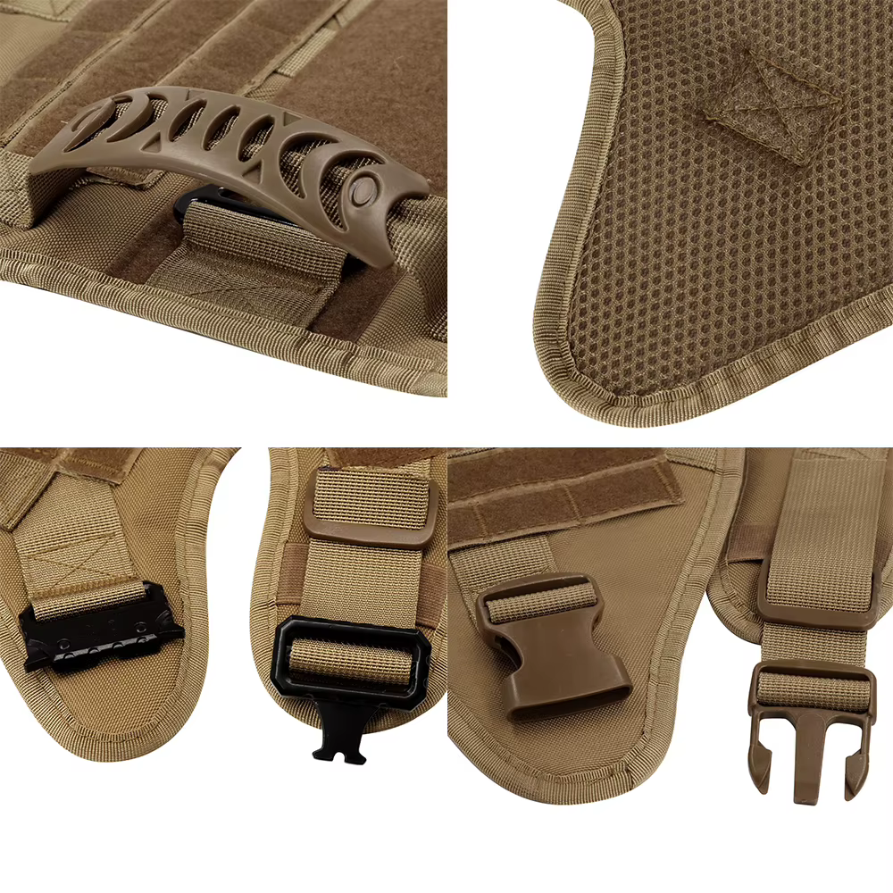 Large Dog Harness Pet German Shepherd Malinois Training Vest Military Tactical Medium Dog Harnesses Hunting For Dogs Accessories — image 4
